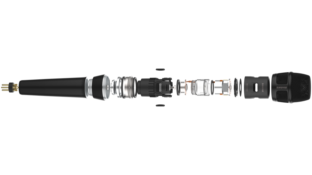 Shure NXN8/S Nexadyne Dynaaminen Mikrofon (Superkardioidi, Musta)