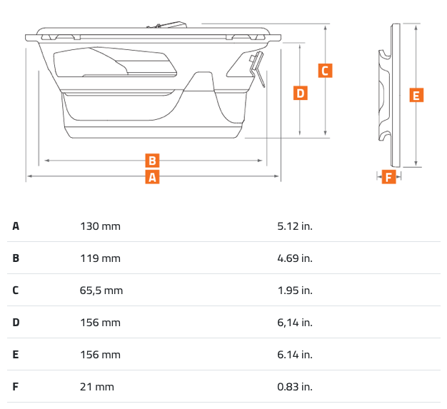 HERTZ CENTO 130MM KOAKSIAALIKAIUTIN, 2-TAAJUINEN