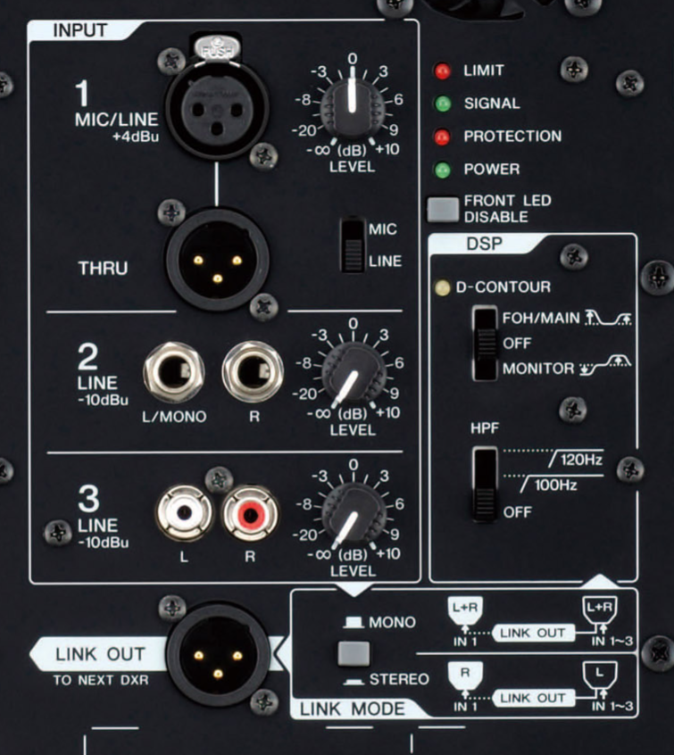 Yamaha DXR15 MKII aktiivinen PA-kaiutin (1100W)