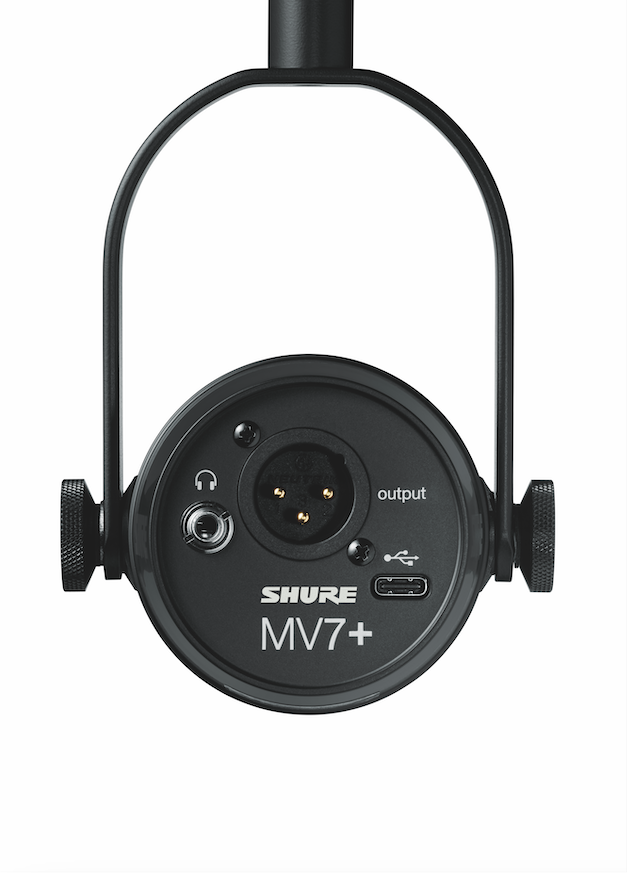 Shure MV7+ Podcast Mikrofoni (Musta)