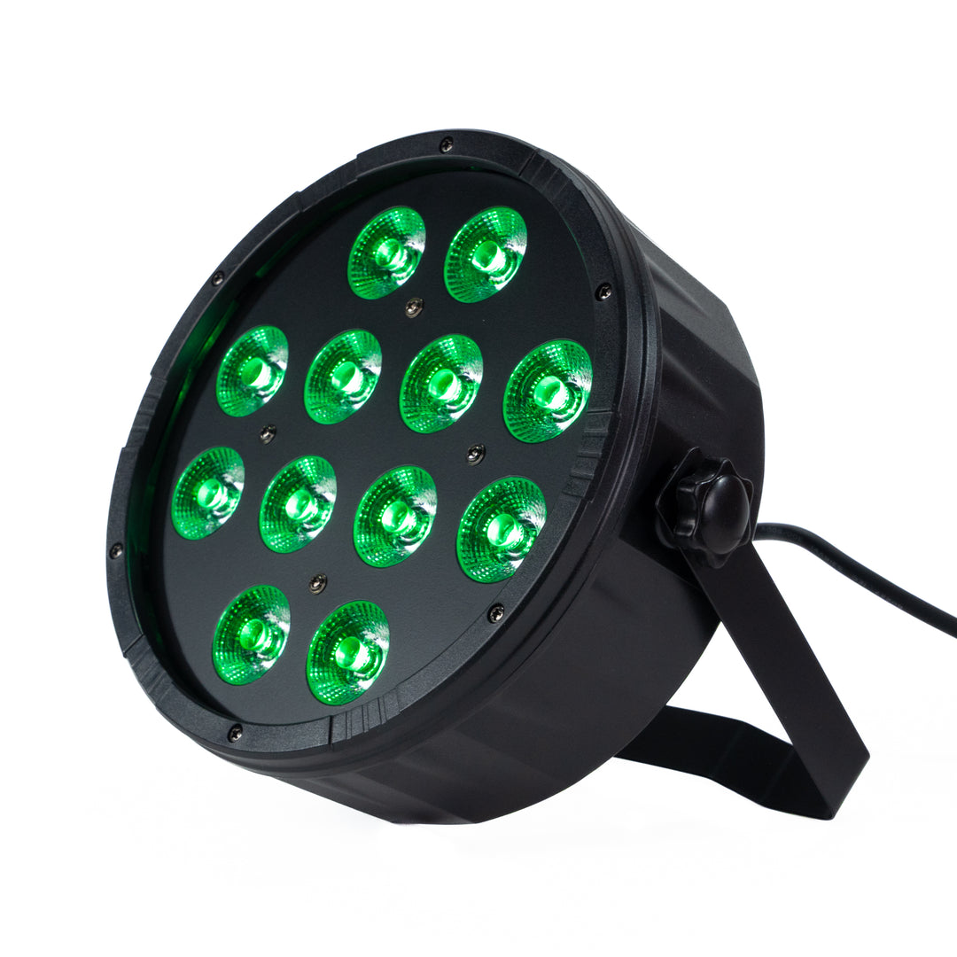 Marconi Polaris 12x12W RGBW Parlamppu 8 kpl Paketti laukulla