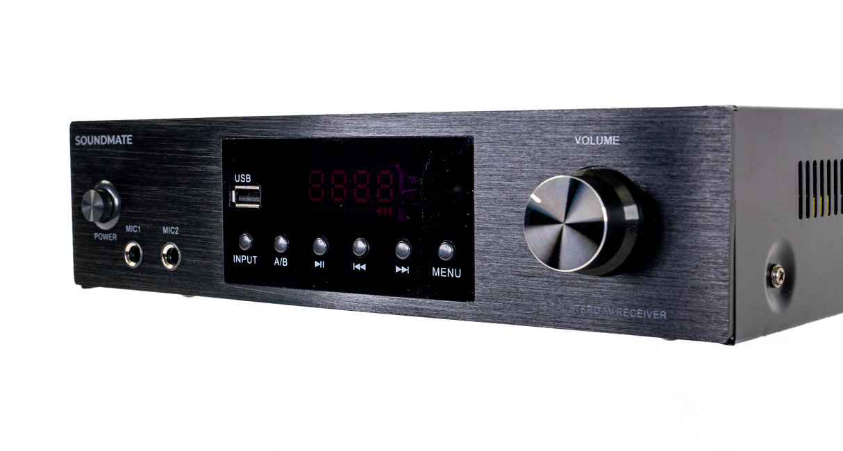 SoundMate Hi-Fi-vahvistin, jossa on Bluetooth (4x50W).