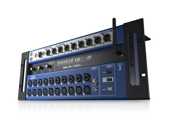 Soundcraft Ui24R Kauko-ohjattava digitaalinen mikseri ja moniraitanauhuri
