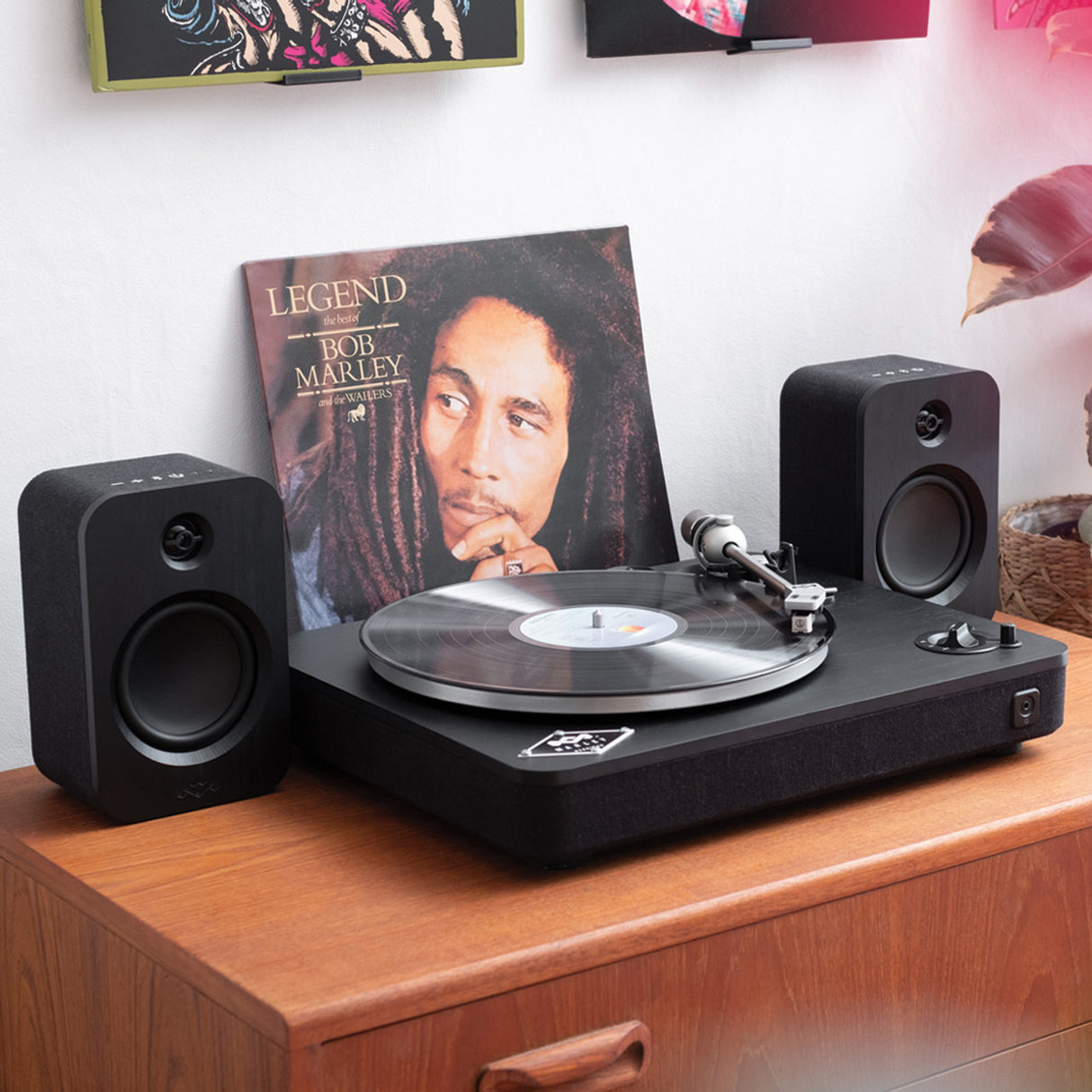 MARLEY DUO Bluetooth Kaiutinsetti (Musta)
