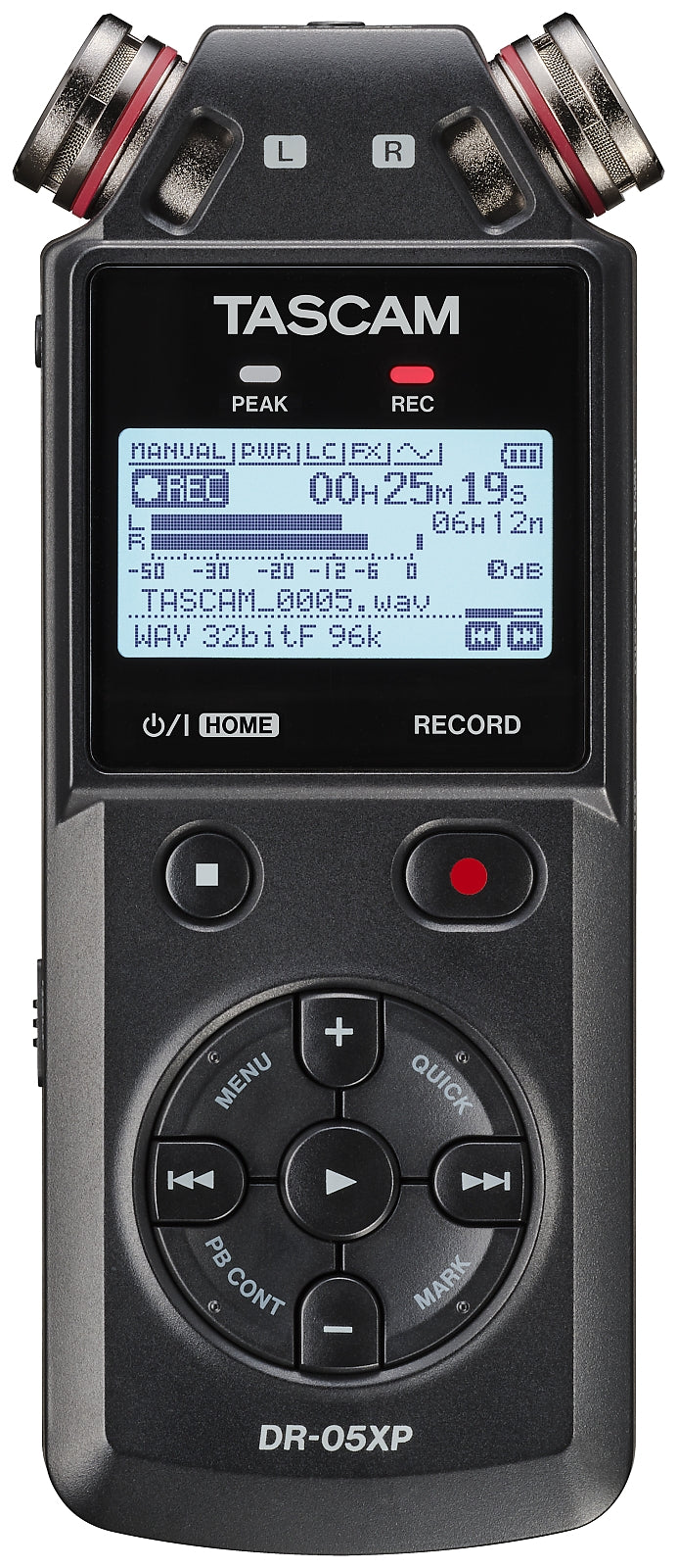 Tascam DR-05XP käsikäyttöinen tallennin, diktafon