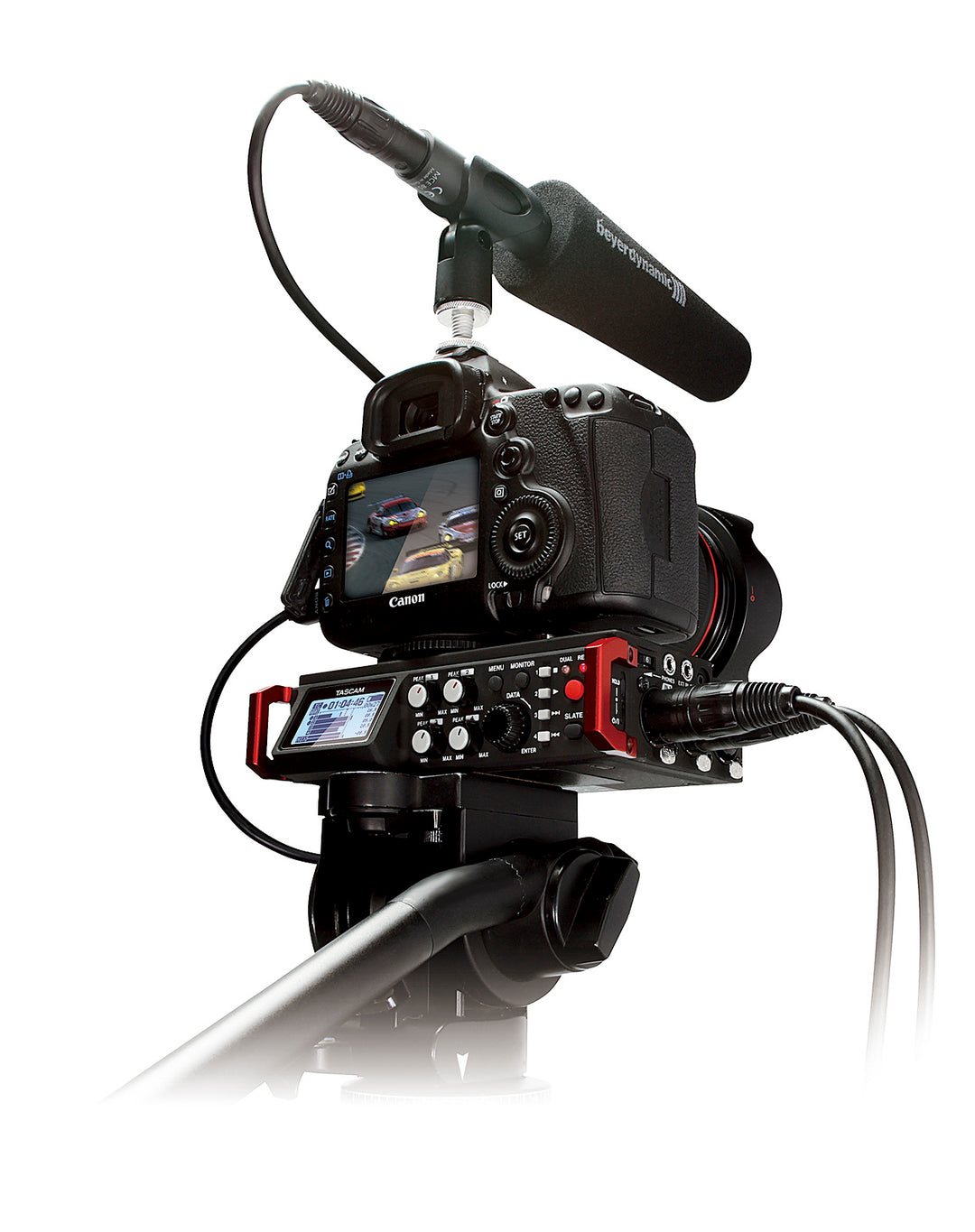 Tascam DR-701D Äänitallennin til DSLR