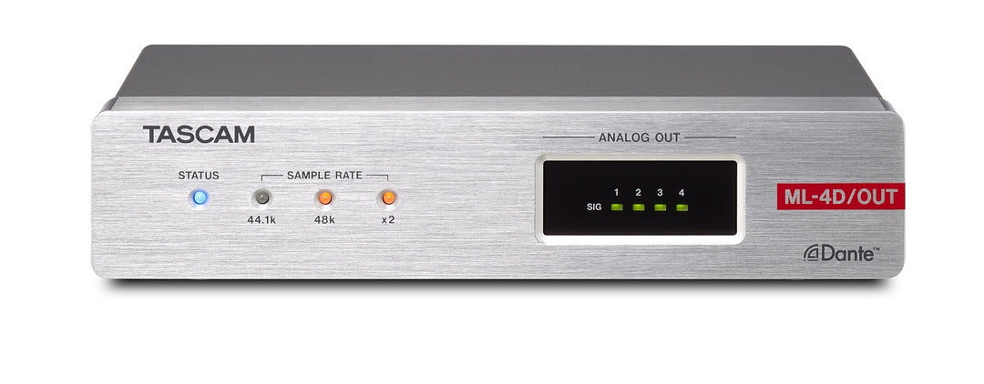 Tascam ML-4D OUT-X Analog Dante muunnin 4 kanavaa, XLR