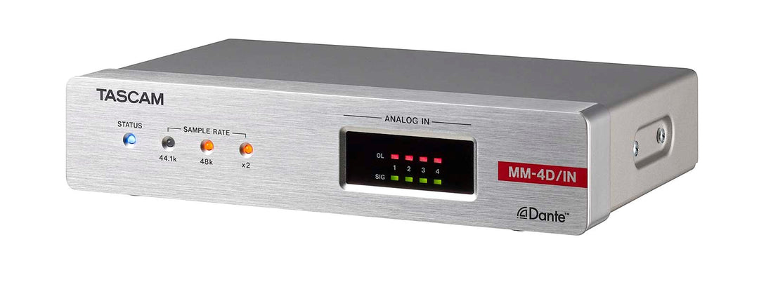 Tascam MM-2D Analog Dante -muunnin 2 tuloa / 2 lähtöä, XLR
