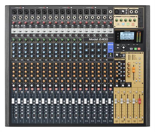 Tascam Model 2400 digitaalinen mikseri og 24 raidainen digitaalinen nauhuri