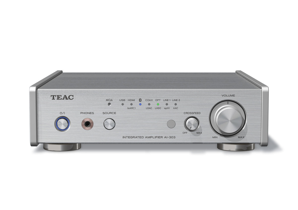TEAC AI-303 USB DAC-vahvistin (hopea)
