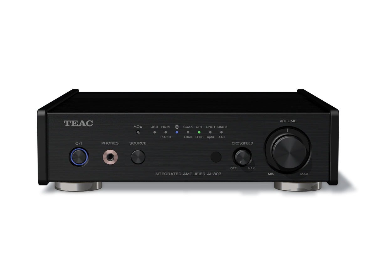 TEAC AI-303 USB DAC vahvistin (musta)