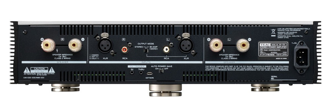 TEAC AP-701 Stereo/Mono Vahvistin (Hopea)