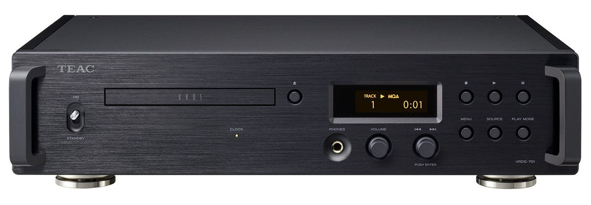TEAC VRDS-701 CD-soitin (musta)