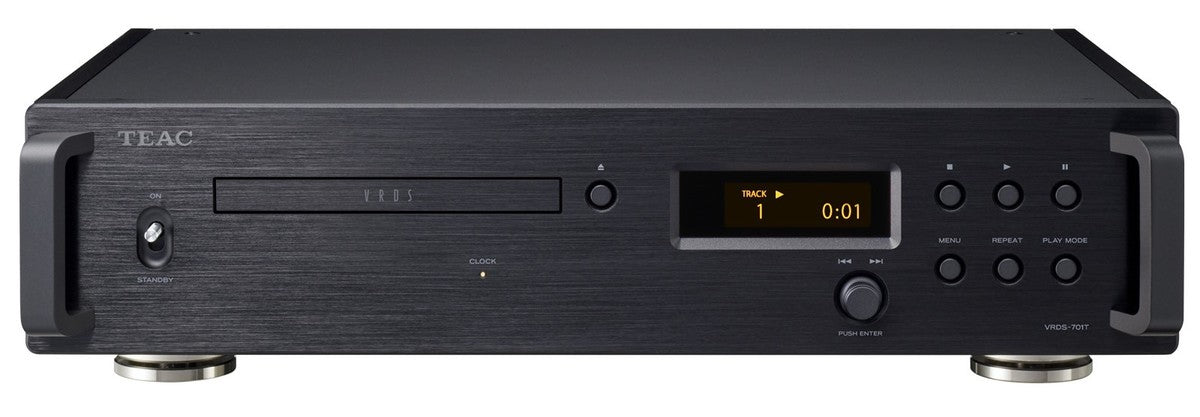 TEAC VRDS-701T CD-soitin (Musta)