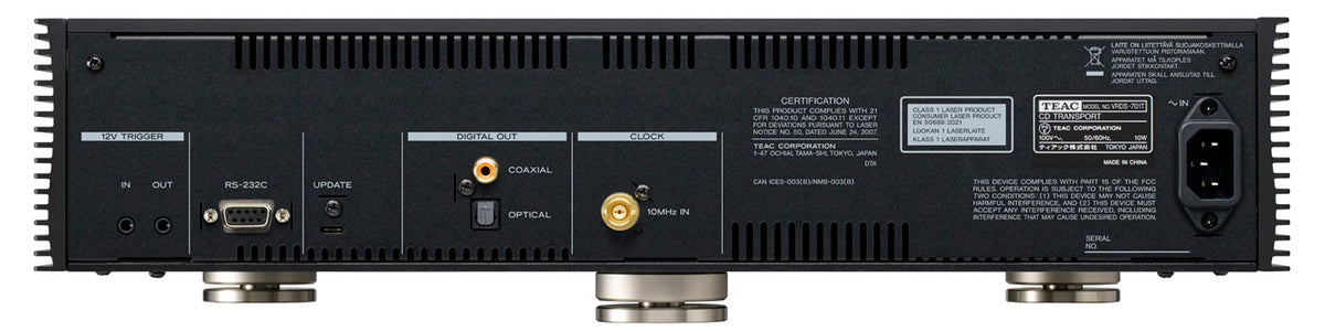 TEAC VRDS-701T CD-soitin (Musta)