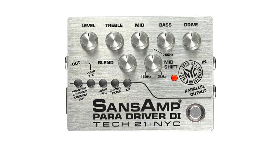 Tech 21 SansAmp Para Driver DI 20th Anniversary -esivahvistin