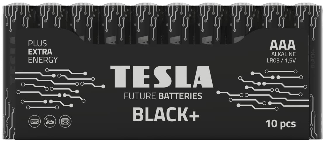 Tesla Black+ AAA Paristot (10 kpl)