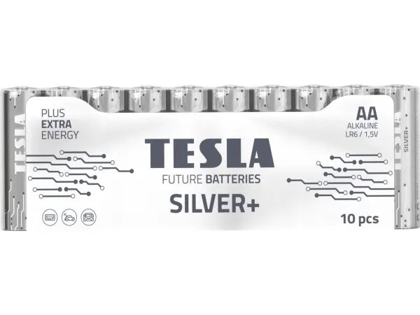 Tesla Silver+ AA Alkaline Paristot (10 kpl)