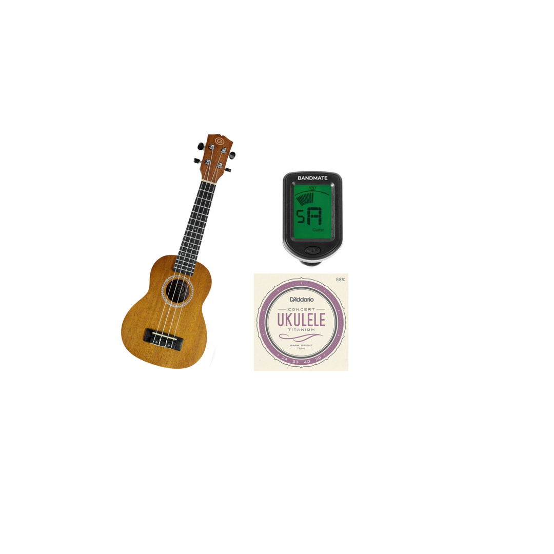 Grooveland Ukulelet Aloituspakkaus (Natural)