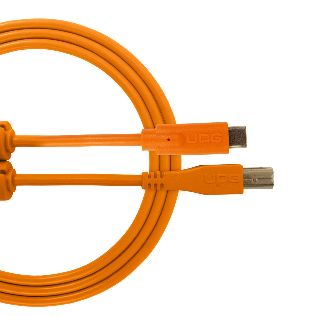 UDG Ultimate Audio-kaapeli USB 2.0 C-B oranssi suora 1,5 m