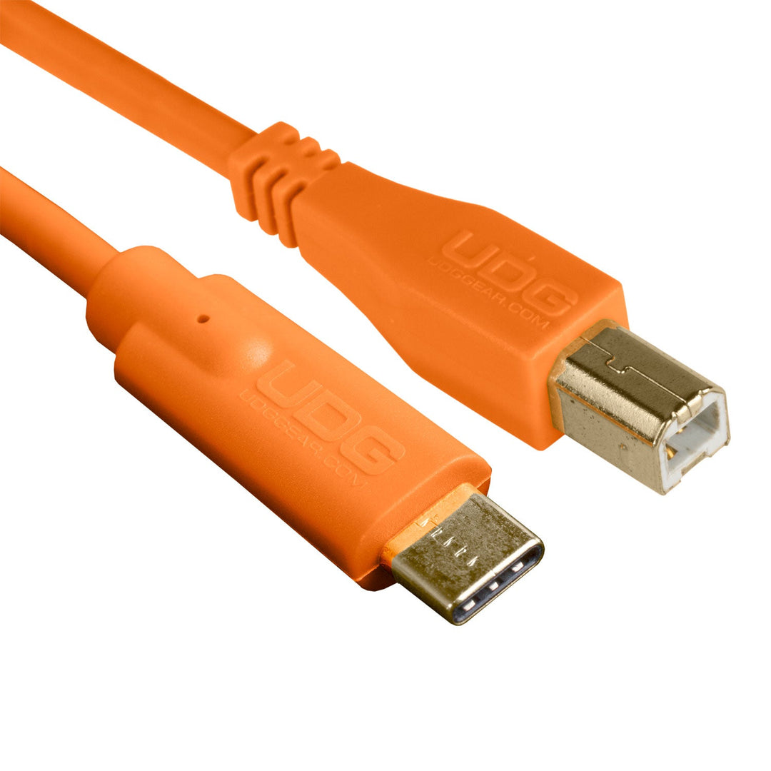 UDG Ultimate Audio-kaapeli USB 2.0 C-B oranssi suora 1,5 m