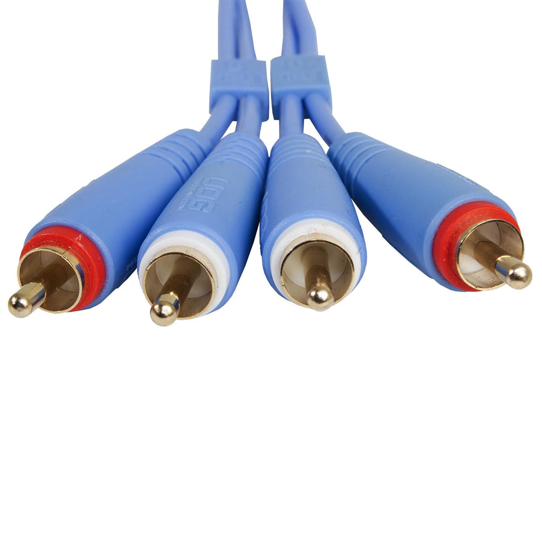 UDG Ultimate Audio-kaapeli Set RCA - RCA sininen suora 1,5 m