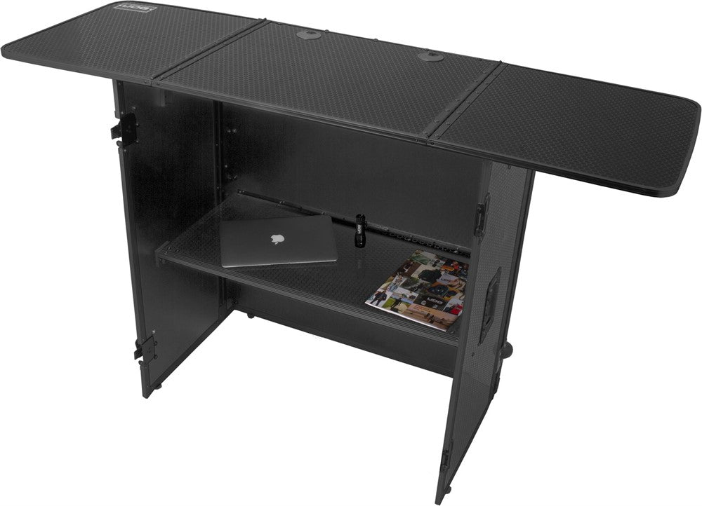 UDG Ultimate Fold Out DJ Table Musta MK2 Plus (W)