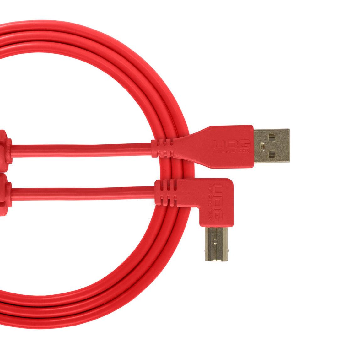 UDG Ultimate Audio Kaapeli USB 2.0 A-B Punainen Vino 1m