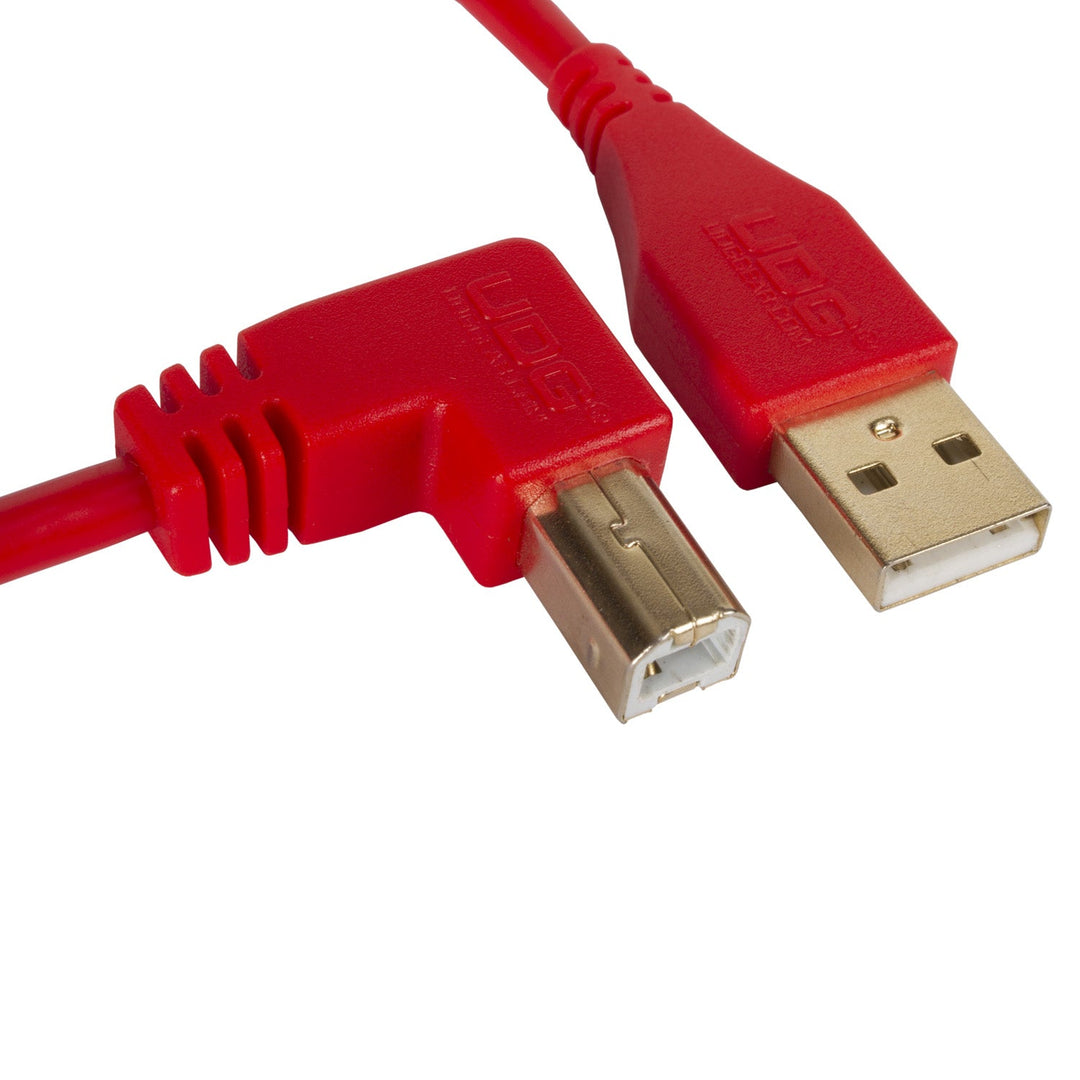 UDG Ultimate Audio Kaapeli USB 2.0 A-B Punainen Vino 1m