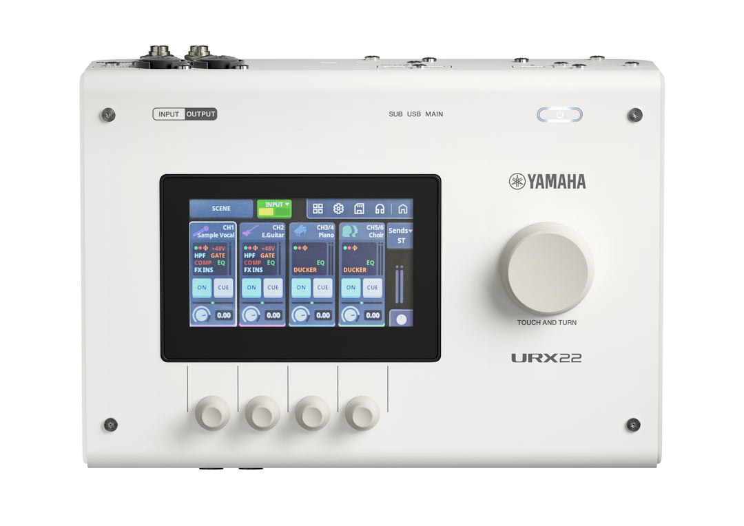 Yamaha URX22 USB-C -äänikortti (valkoinen)