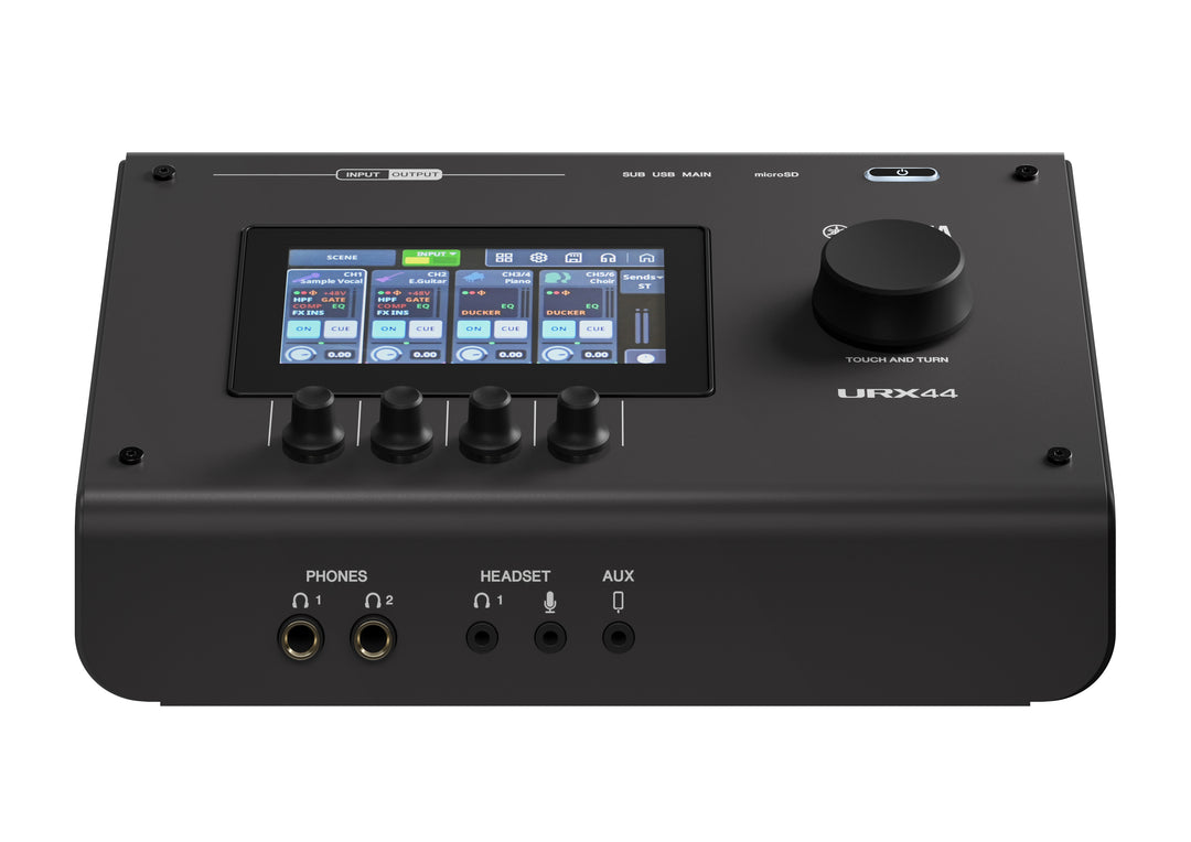 Yamaha URX44 USB-C -äänikortti (musta)