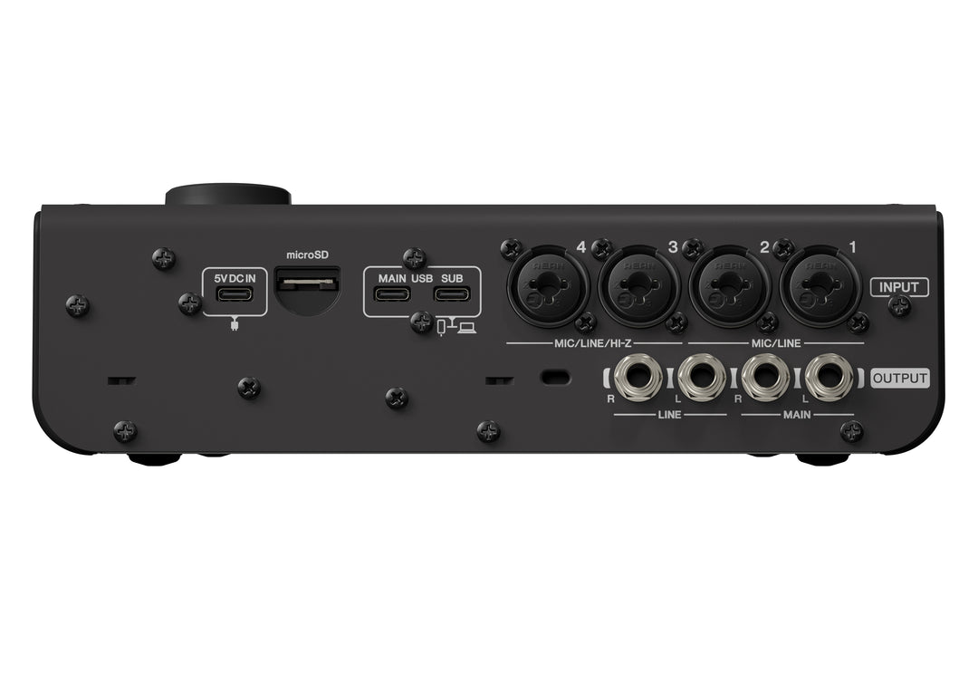 Yamaha URX44 USB-C -äänikortti (musta)