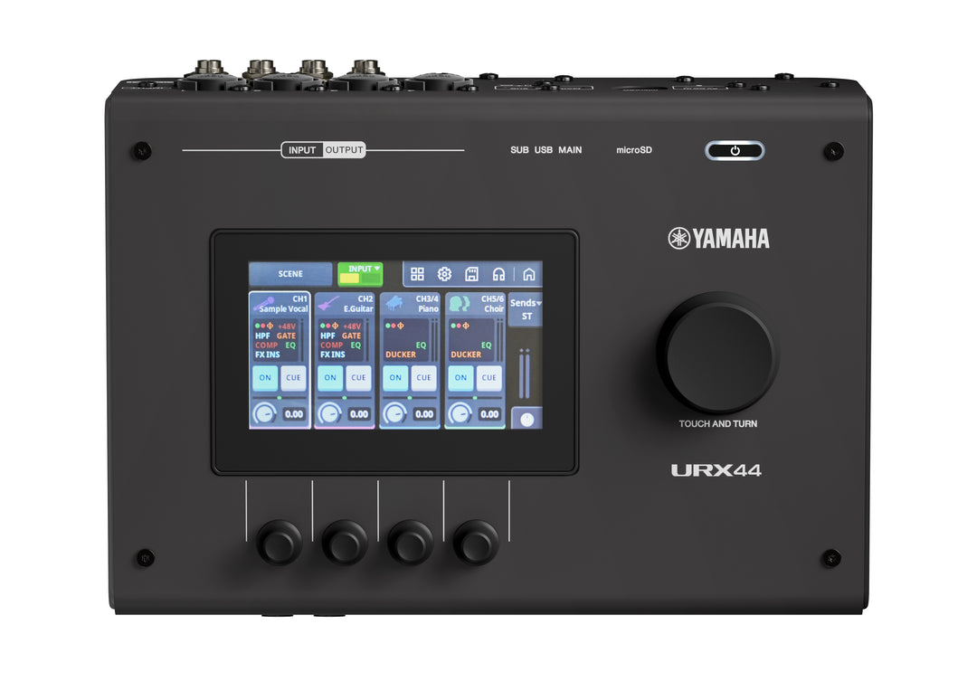 Yamaha URX44 USB-C -äänikortti (musta)