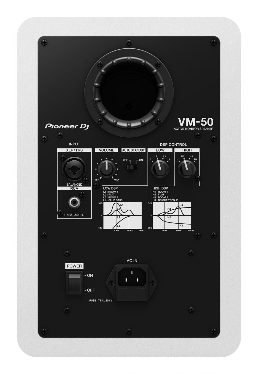 Pioneer DJ VM-50-W Aktiivinen tutkimusmonitori
