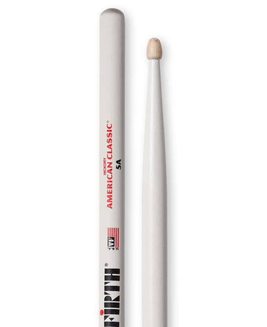 Vic Firth 5A rumpukapulat (valkoinen)