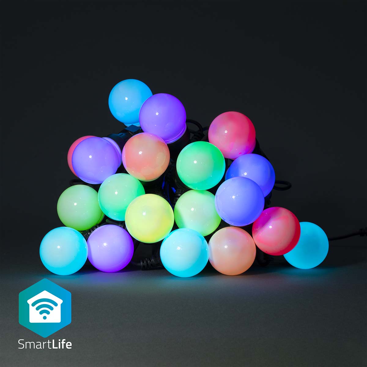 SmartLife Koristeellinen Valoketju 20 LED Lamppua