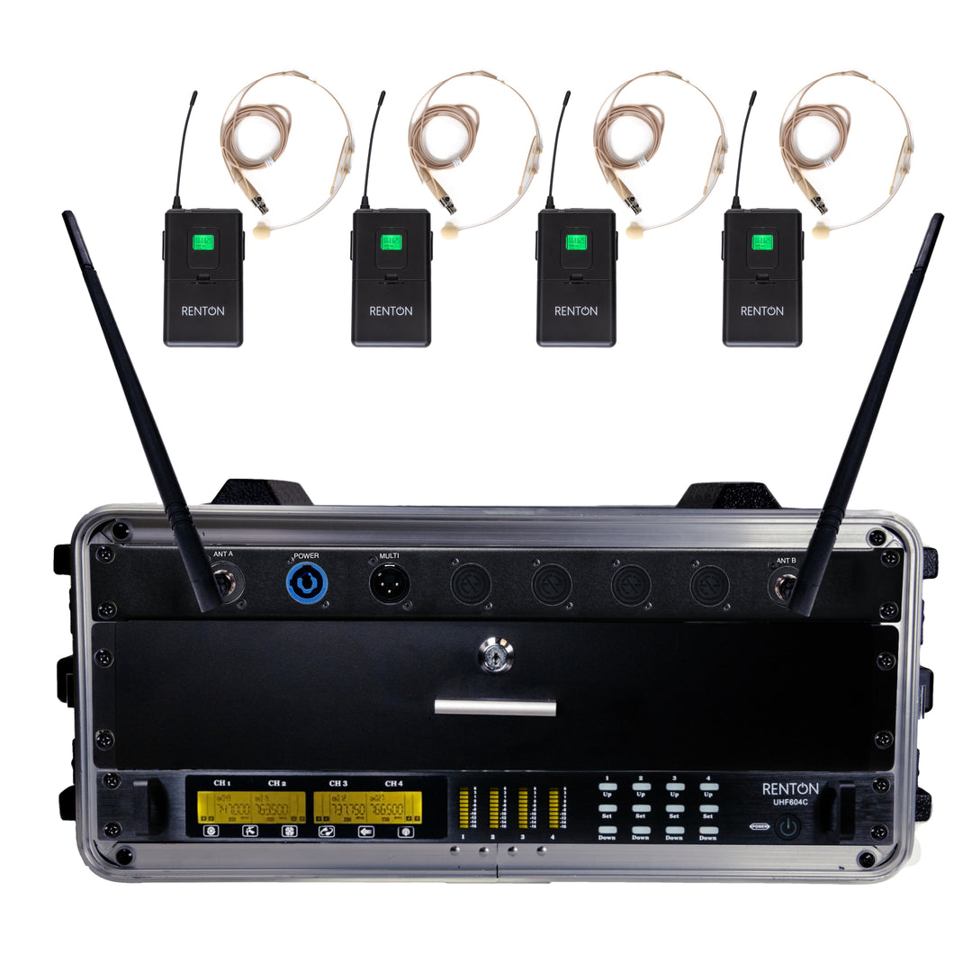 Renton Rack Langaton Järjestelmä (4 Headset)