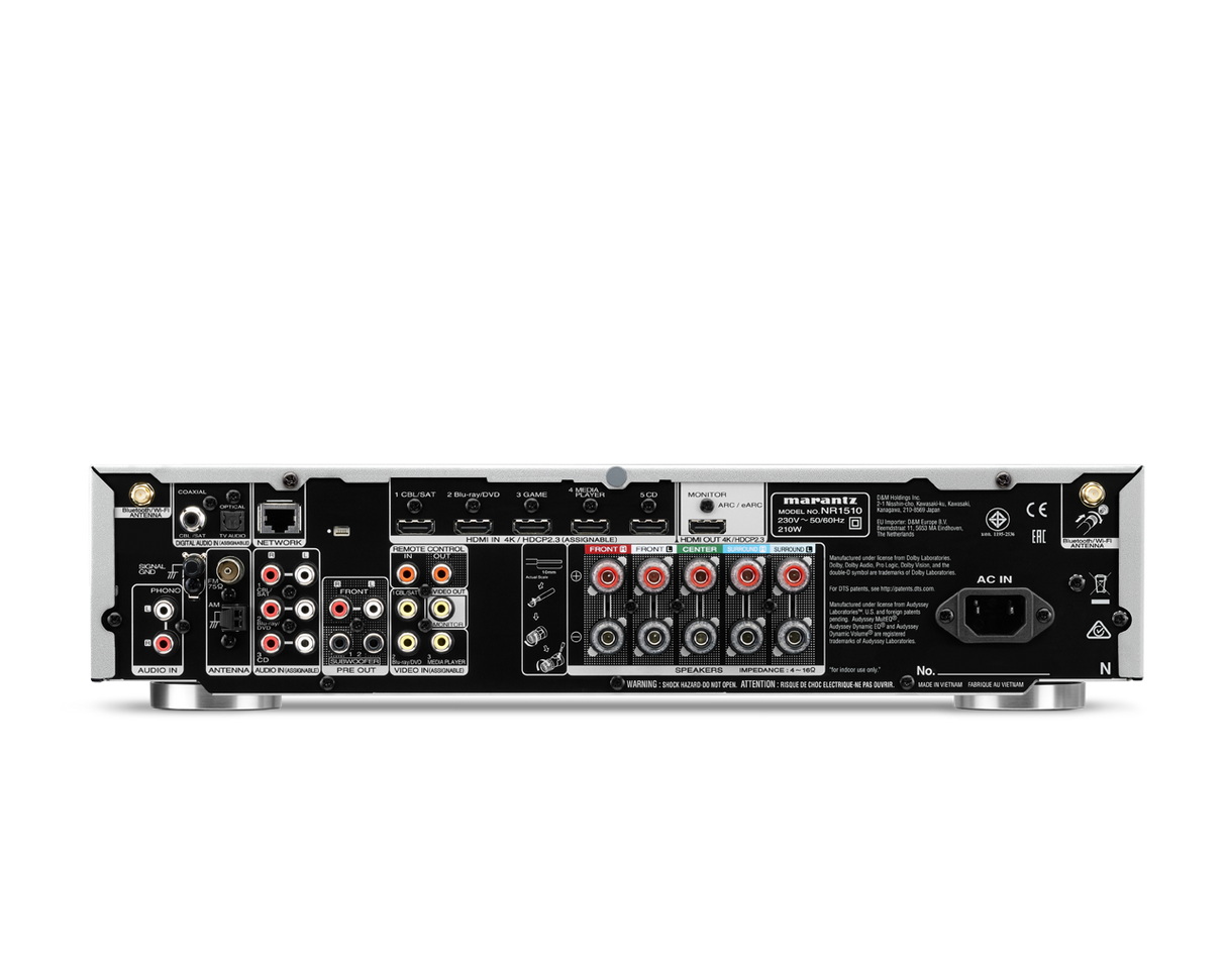 Marantz NR1510/N1SG 5.2 Surround-vastaanotin, hopea