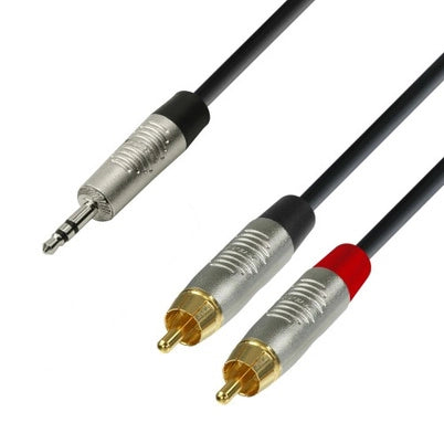 Y-splitkaapeli Minijack Phono (3m)