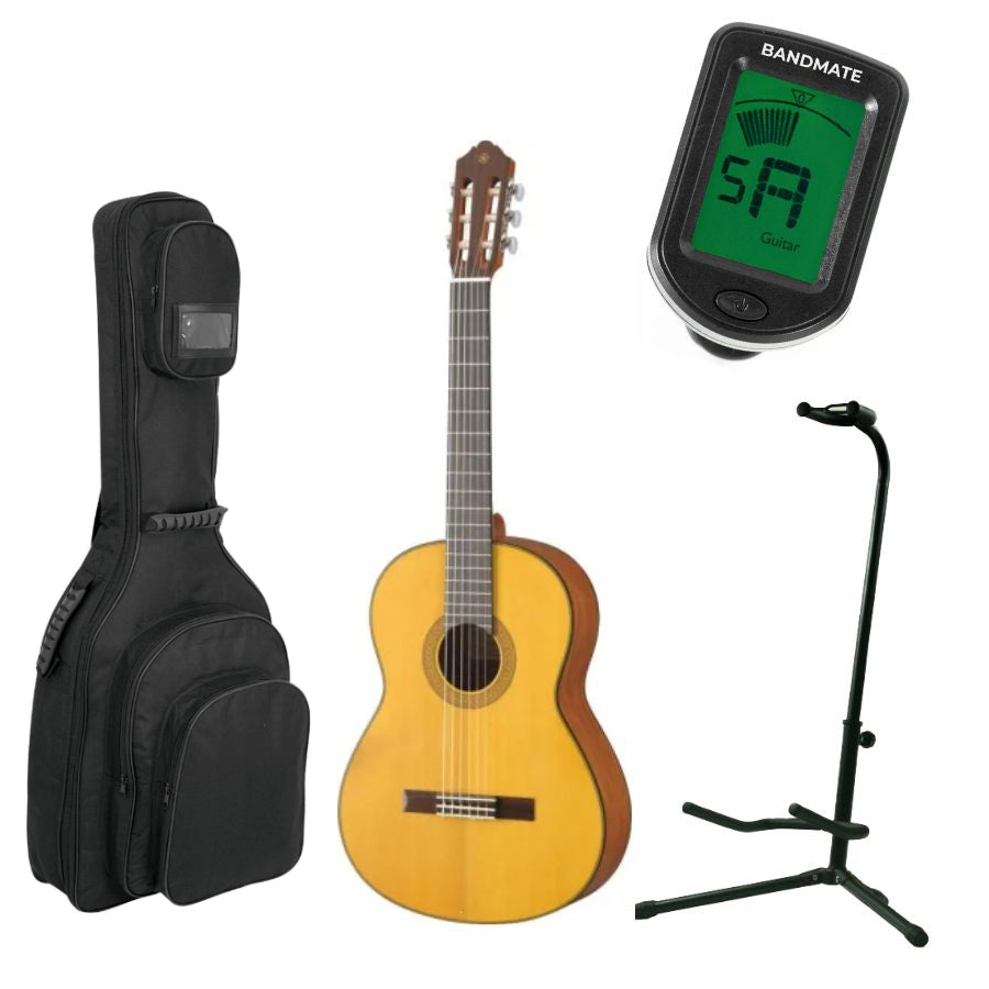 Yamaha CG122MS Espanjalainen Kitara Aloituspaketti