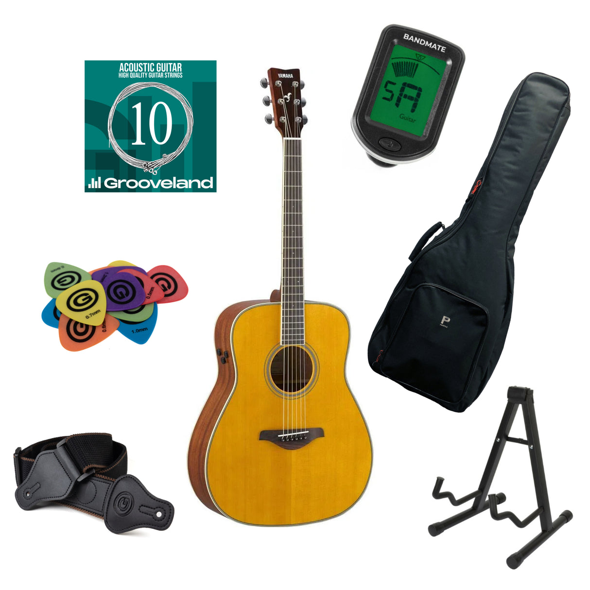Yamaha FG-TA TransAcoustic Starter Kit (TransAcoustic Starter Kit)