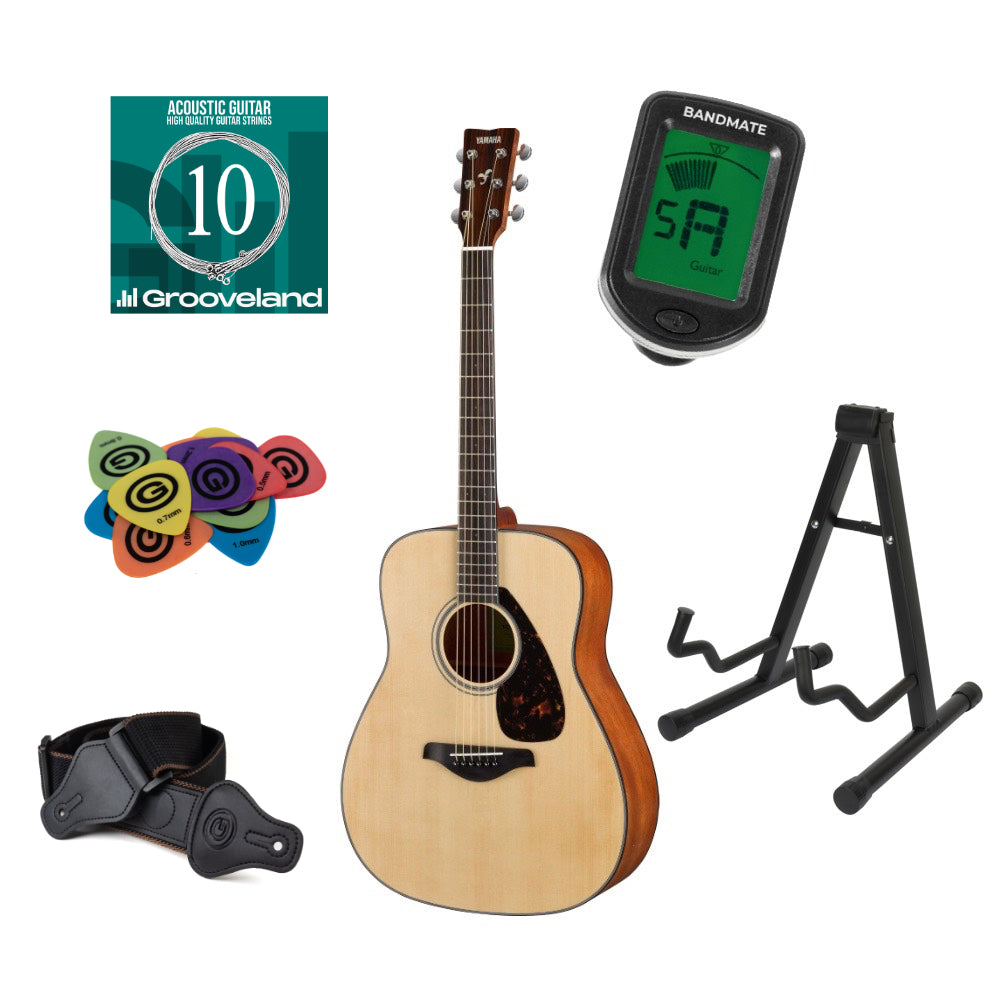 Yamaha FG800M NT II Western Guitar Starter Kit (Luonnollinen)