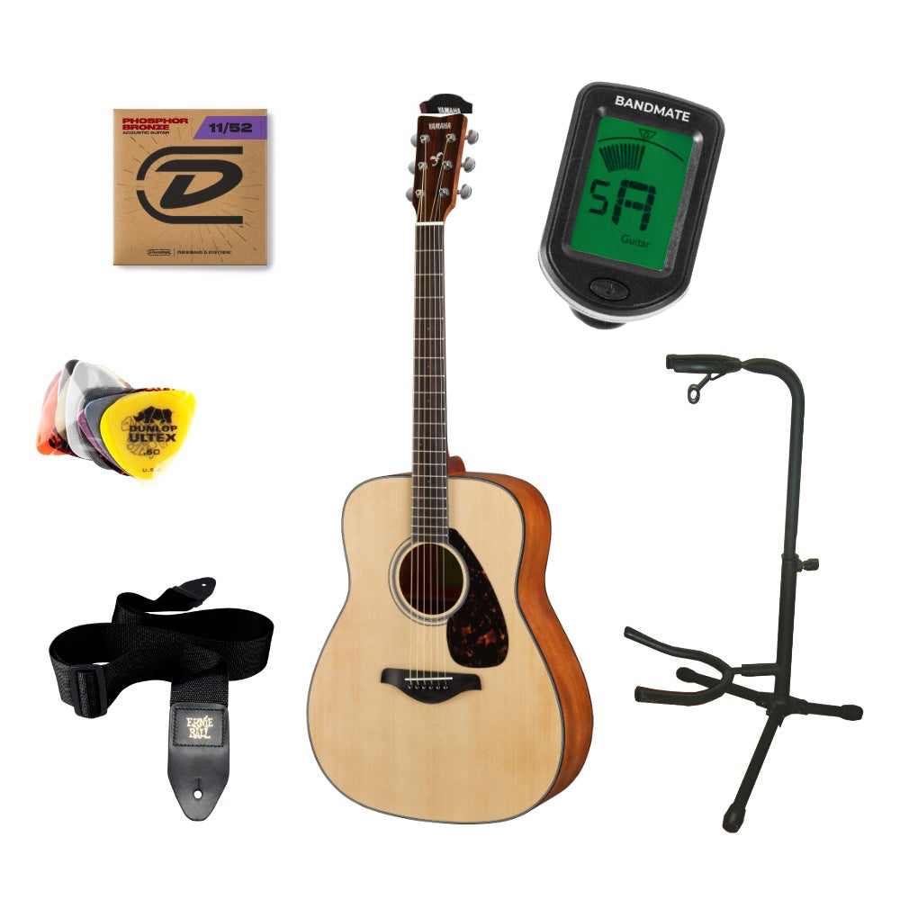 Yamaha FG800M NT II Western Kitarat Aloituspaketti (Luonnollinen)