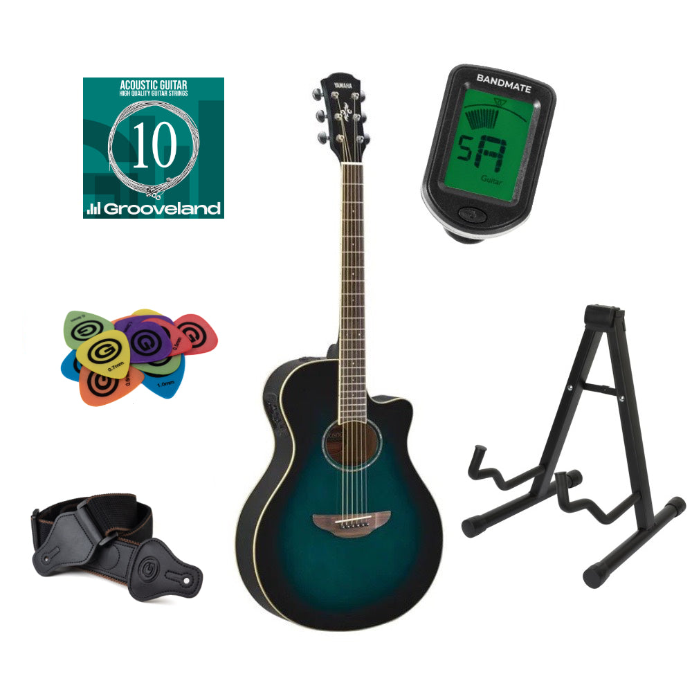 Yamaha APX600 Starter Pack (Oriental Blue Burst )