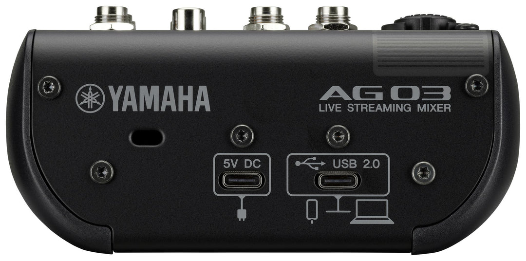 Yamaha AG03 MkII - Live Streaming Mixer (Musta)