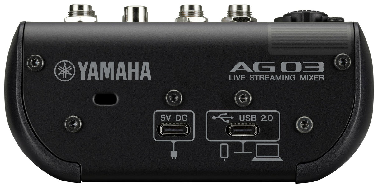 Yamaha AG03 MkII - Live Streaming Mixer (Musta)