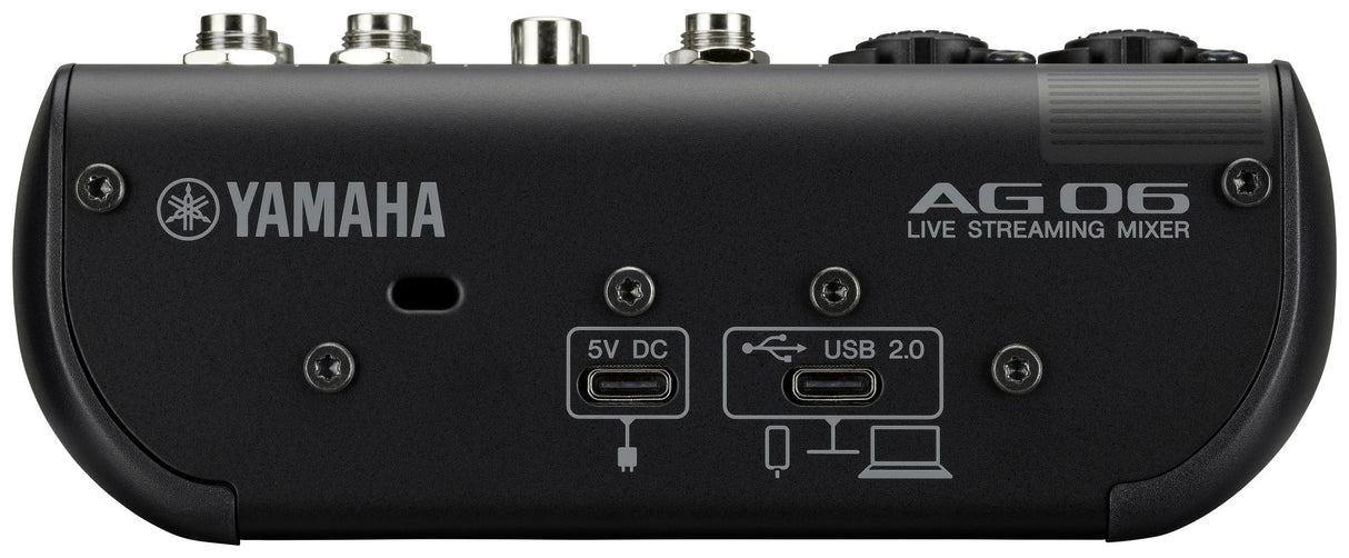 Yamaha AG06 MkII - Live Streaming -mikseri (Musta)
