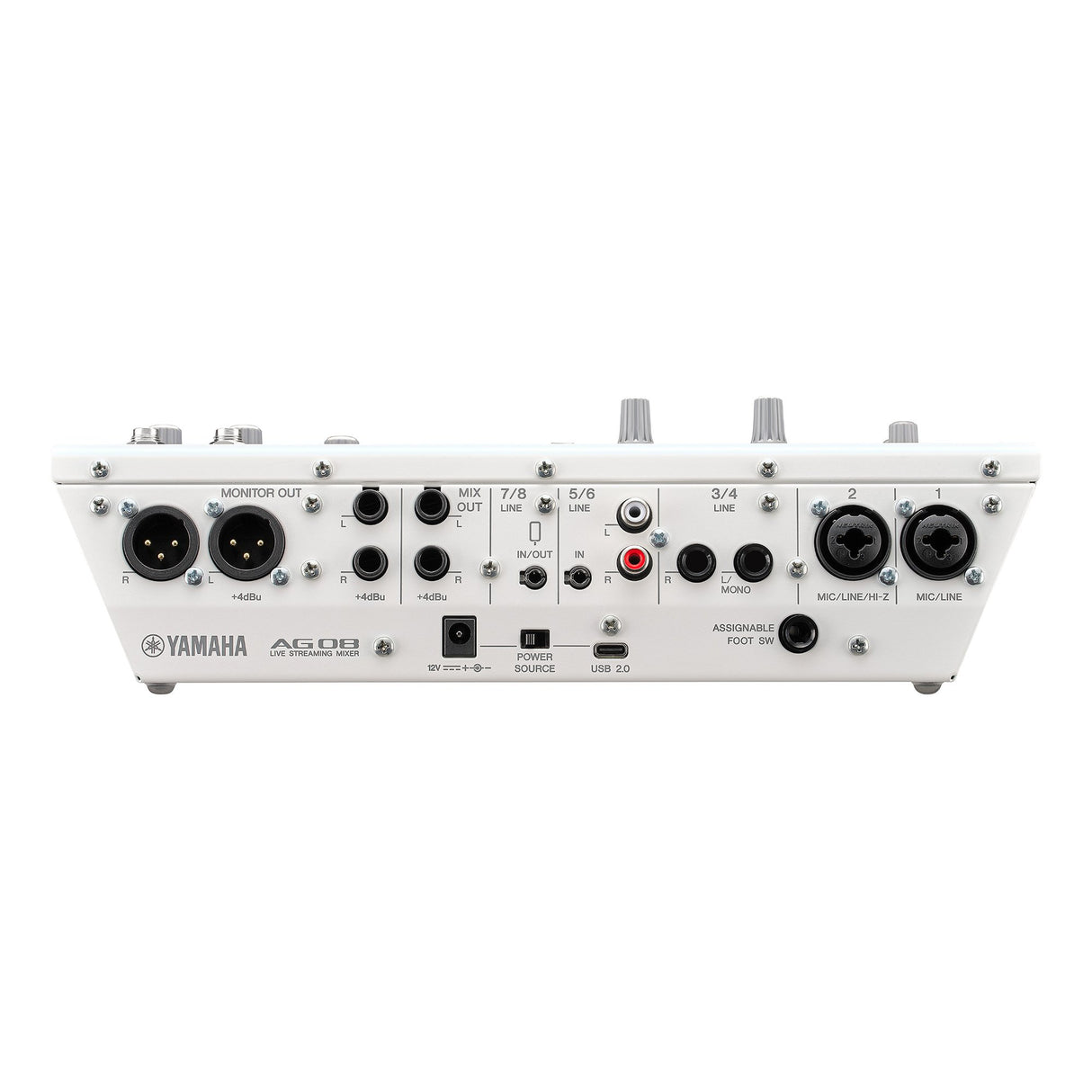 Yamaha AG08 Live Streaming Mixer (valkoinen)