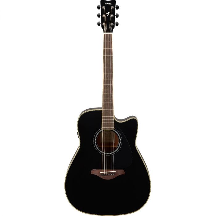 Yamaha FGC-TA TransAcoustic Western kitara (musta)