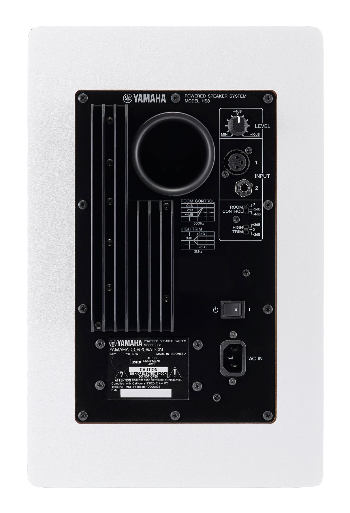 Yamaha HS8 W aktiivinen studiomonitori (valkoinen)